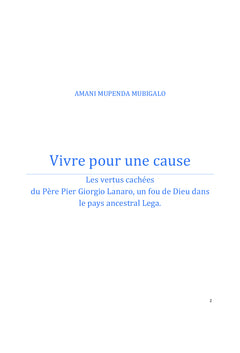 Vivre pour une cause