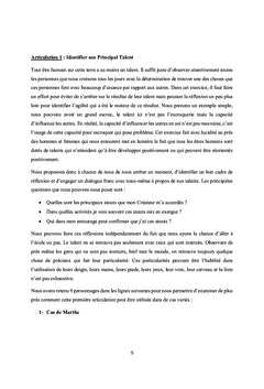 L'excellence chrétienne en cinq articulations