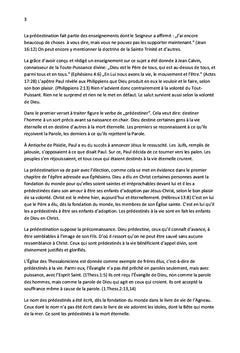 La prédestination divine
