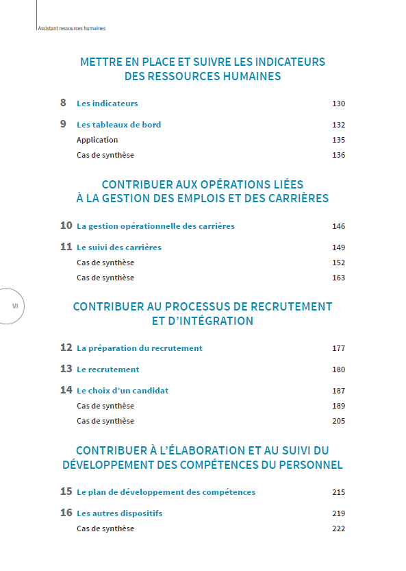 Titre professionnel Assistant Ressources humaines