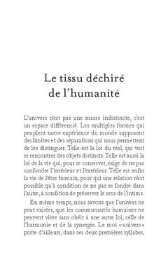 Les murs qui séparent les hommes ne montent pas jusqu'au ciel