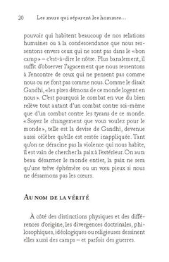 Les murs qui séparent les hommes ne montent pas jusqu'au ciel