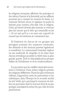 Les murs qui séparent les hommes ne montent pas jusqu'au ciel