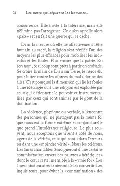 Les murs qui séparent les hommes ne montent pas jusqu'au ciel