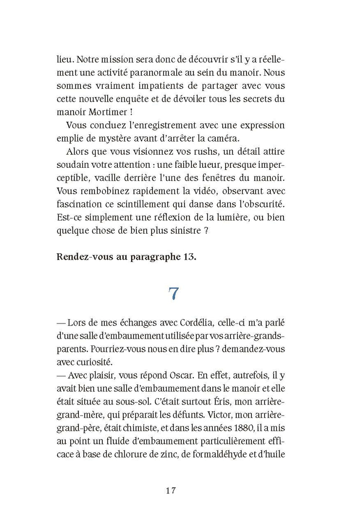 L'enquête dont vous êtes le héros - Mystère au manoir hanté