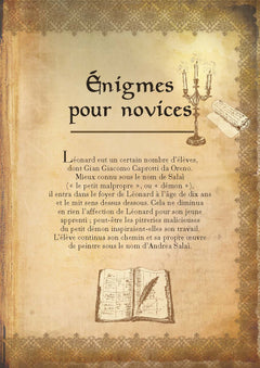 Le grand livre des énigmes - Léonard de Vinci