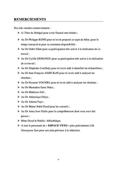 Contribution à l'étude des tiques dans le sud de la Mauritanie