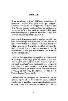 Anthropologie du quotidien 2015-2016