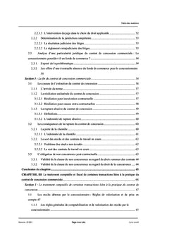La concession commerciale