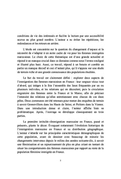 Les primo-migrantes marocaines en France et leurs rapports à l'espace