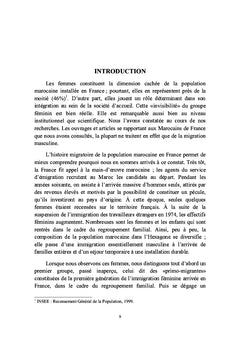 Les primo-migrantes marocaines en France et leurs rapports à l'espace