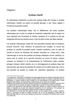 Modèle asynchrone et modèle synchrone dans un système réactif