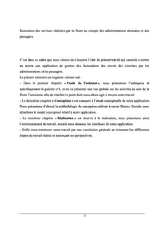 Creation d'un systeme de facturation et gestion du courrier