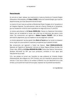 Gouvernance et Développement: Coopération Gabon-OIF