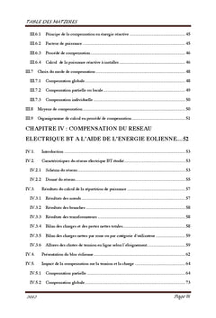 Amelioration de la qualite du reseau BT avec l'energie eolienne