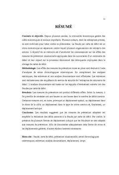 Prévention, contre-prévention et analyse d impact