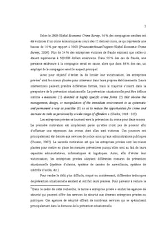 Prévention, contre-prévention et analyse d impact