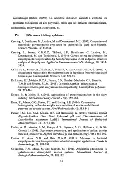 Proprietes et applications d'un polysaccharide bacterien