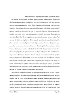 Stabilite financiere