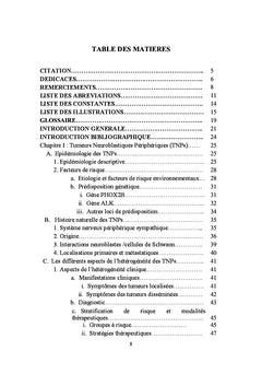 Tumeurs neuroblastiques périphériques: epidémiologie,cd44, mycn