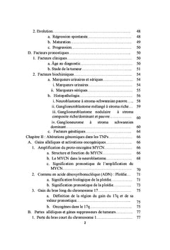 Tumeurs neuroblastiques périphériques: epidémiologie,cd44, mycn