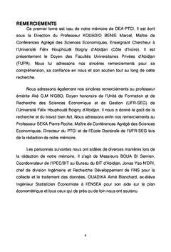 Education et travail des enfants en côte d'ivoire Tome 1