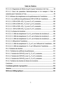 Contribution à l'optimisation des installations frigorifiques