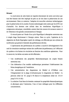 Contribution à l'optimisation des installations frigorifiques