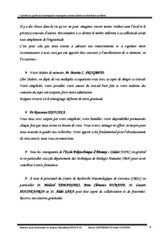 Contrôle de qualité des moustiquaires impregnées au Bénin