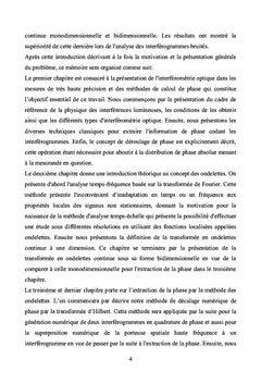 Analyse des images en métrologie optique par ondelettes