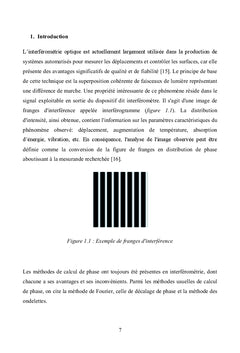 Analyse des images en métrologie optique par ondelettes