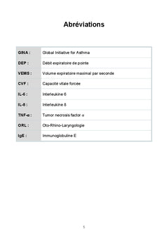 Asthme