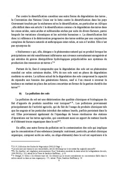 La protection des sols en DIE face à l'exploitation minière au Mali