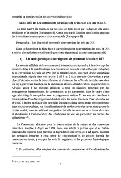 La protection des sols en DIE face à l'exploitation minière au Mali