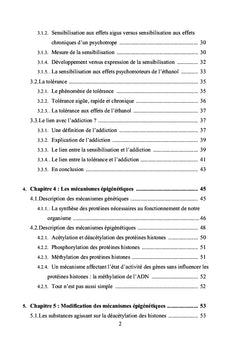 Effets toxicomanogènes de l'alcool