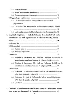 Effets toxicomanogènes de l'alcool