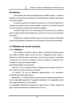 Contrôle de gestion