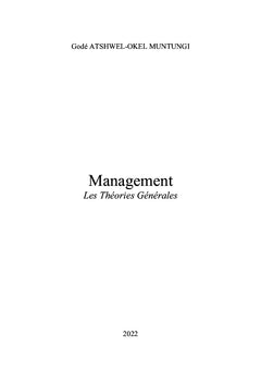 Management : Les théories générales