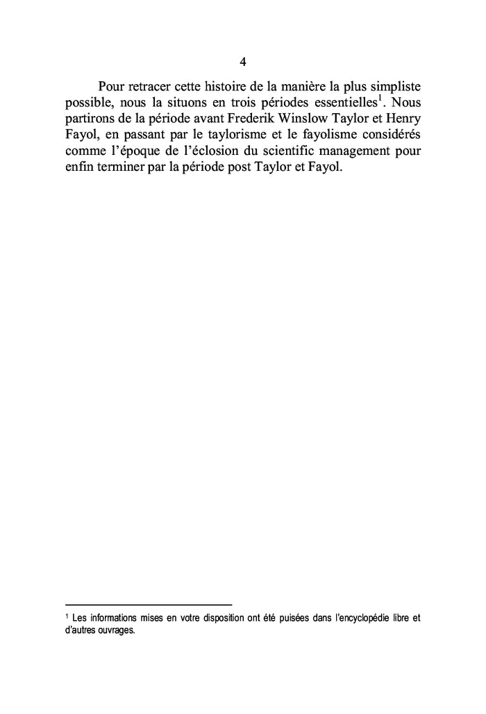 Management : Les théories générales