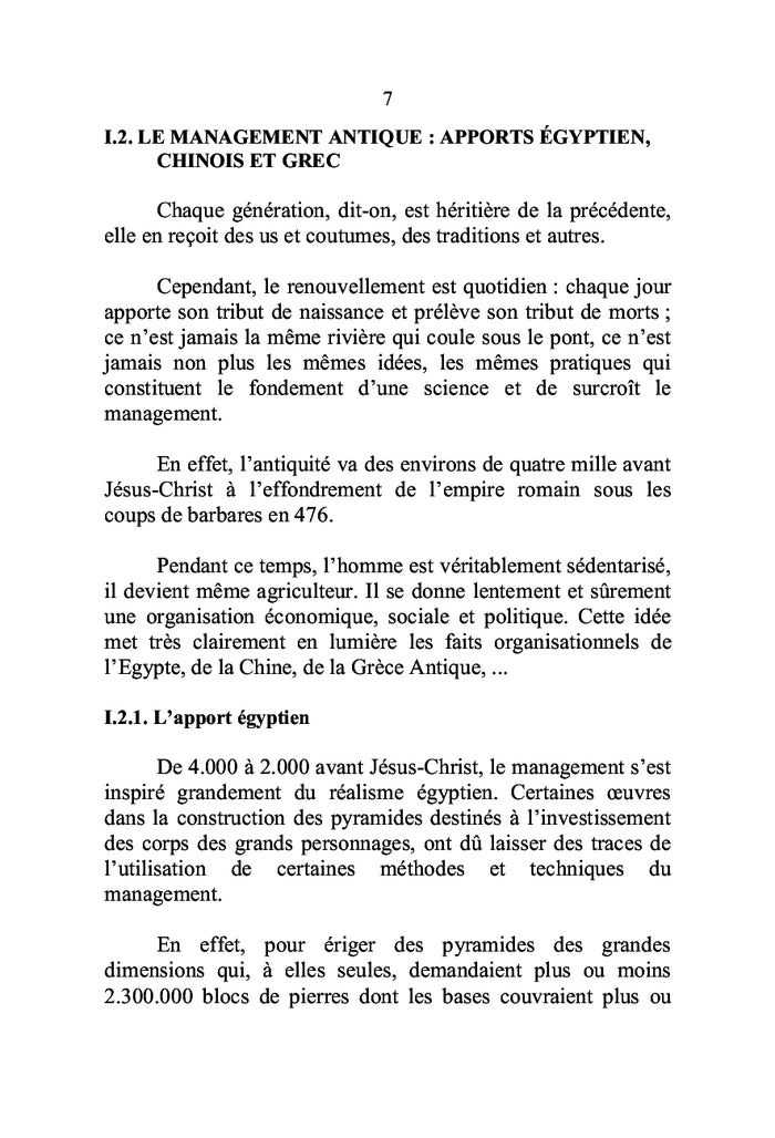 Management : Les théories générales