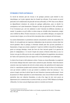 Le couple médias-humanitaires dans les conflits Hutu-Tutsi