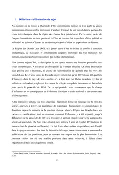 Le couple médias-humanitaires dans les conflits Hutu-Tutsi