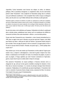Le couple médias-humanitaires dans les conflits Hutu-Tutsi