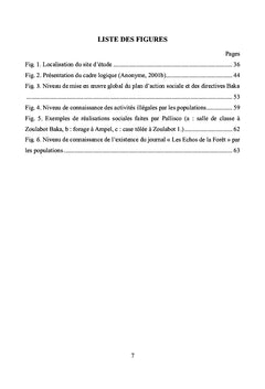 Evaluation sociale et gestion durableen foret tropicale camerounaise