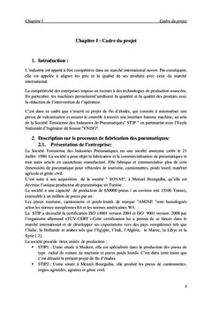 Etude de l'automatisation et supervision d'une presse de vulcanisation