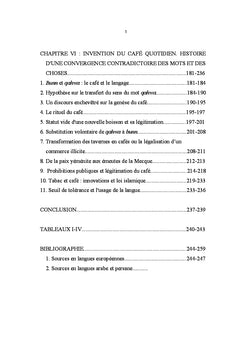 Histoire du café
