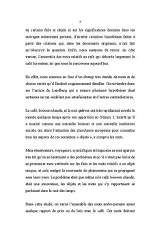 Histoire du café