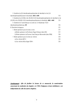 Dérivés naturels de l'acide caféique, inhibiteurs potentiels du VIH-1
