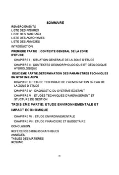 Contribution A l'etude de la rehabilitation du systeme d'AePG