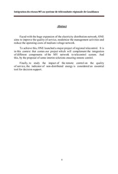 Intégration du réseau MT au système de téléconduite